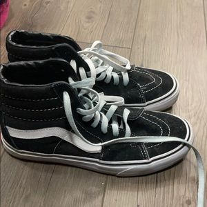 Black high top vans